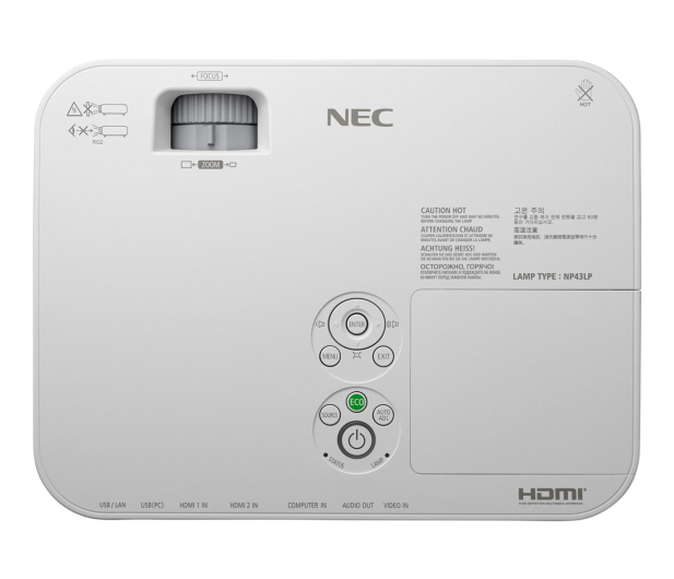 NEC PJ ME331W LCD WXGA/3300AL/6000:1/2.9kg 60004227 - 353010 - zdjęcie 3
